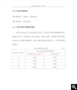 原矿密度测定
