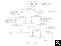 浮选探索试验流程图
